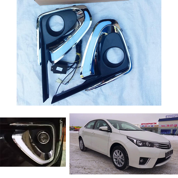 Toyota Corolla Fog Light With DRL 2015-2020 Models