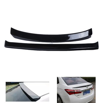 Toyota Corolla Car Roof Spoiler Black For 2010 Model