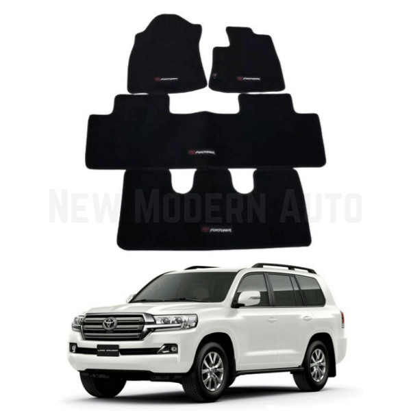 Toyota Land Cruiser Carpet Floor Mats | 4 Pcs | Land Cruiser Floor Mats