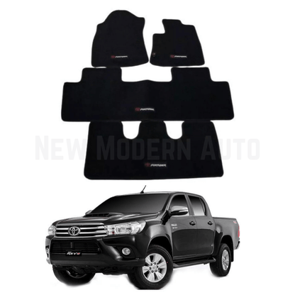 Toyota Land Cruiser Carpet Floor Mats | 4 Pcs | Land Cruiser Floor Mats