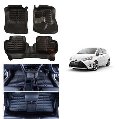 Toyota Vitz 5D Floor Mats For 2016-2022 Models
