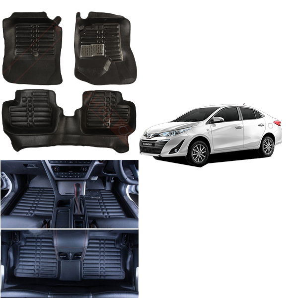 Toyota Yaris 5D Floor Mats For 2020-2022 Models