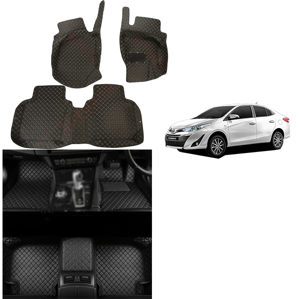 Toyota Yaris 7D Floor Mats For All Models