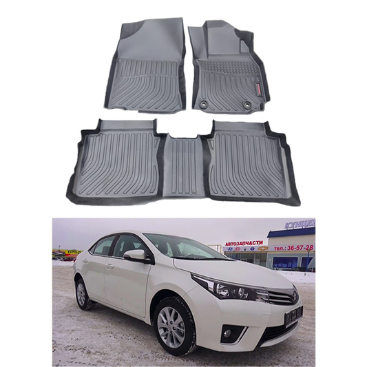 Toyota Corolla TPR Plastic Floor Mat Black 2015-2022