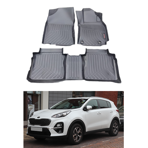 KIA Sportage TPR Plastic Car Floor Mat For All Models