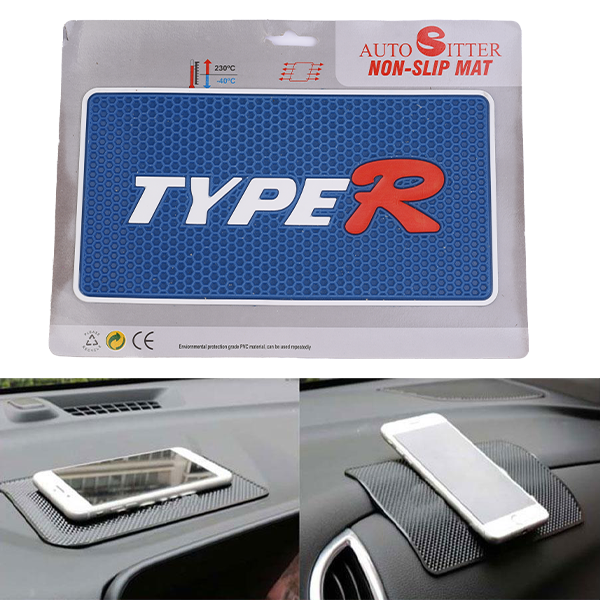 Universal Type R Non Slip Dashboard Mat For Cars