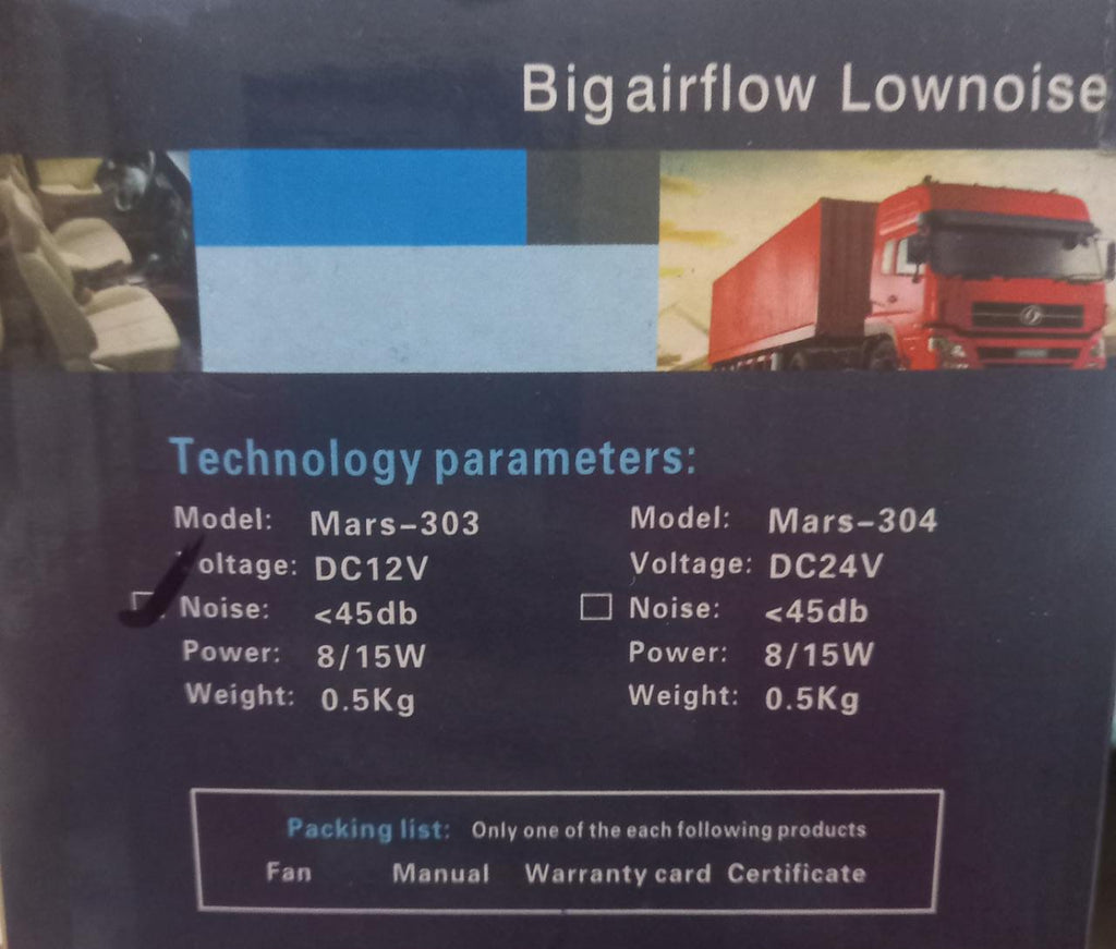 Dual Headed Rotatable Vehicle Fan - 12V - New Modern Autos