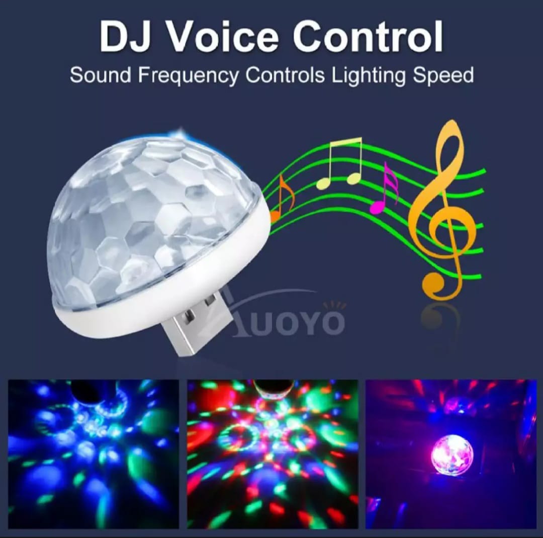 Disco Light 4 W LED Small Magic Ball - New Modern Autos