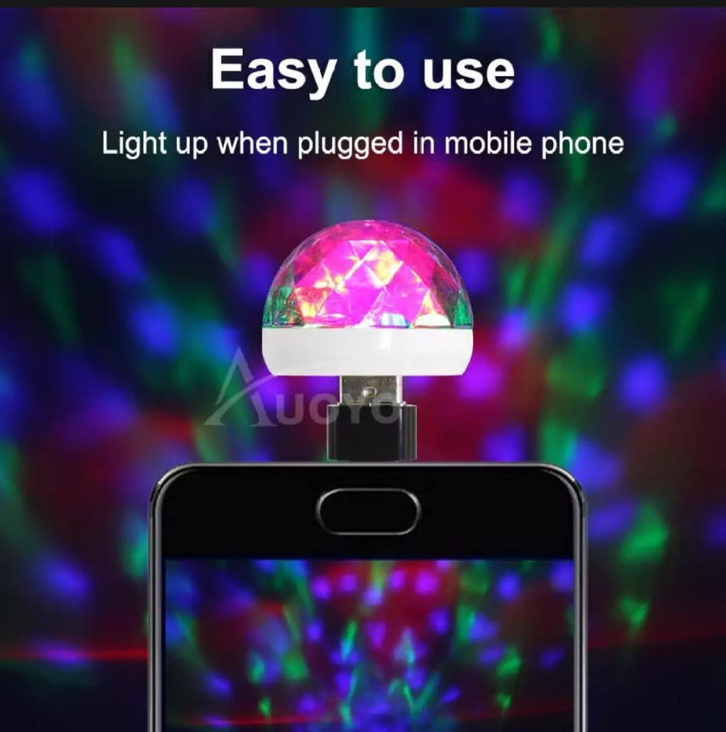 Disco Light 4 W LED Small Magic Ball - New Modern Autos