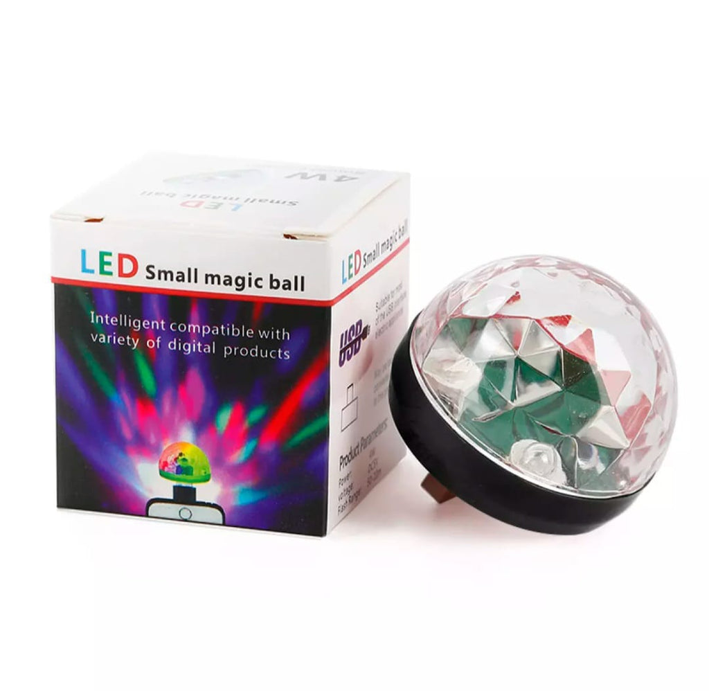 Disco Light 4 W LED Small Magic Ball - New Modern Autos