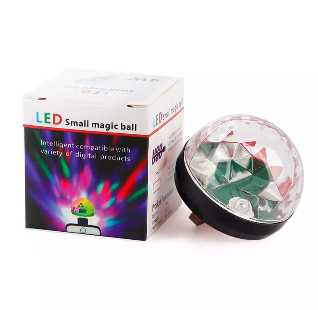 Disco Light 4 W LED Small Magic Ball - New Modern Autos