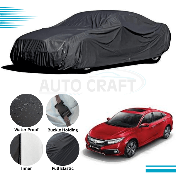 Honda Civic High GSM Anti Scratch Water Resistant Neoprene Top Cover | Model 2017 - 2021