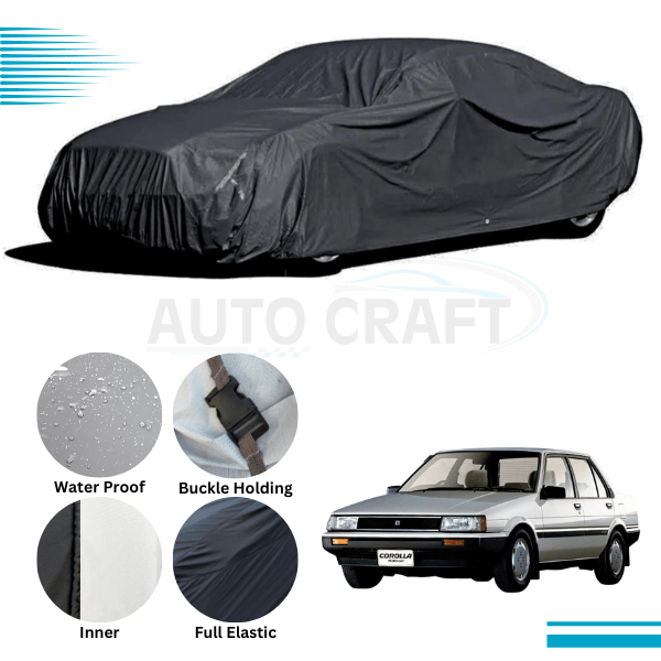 Toyota Corolla Anti Scratch Water Resistant Neoprene Top Cover | Model 1986