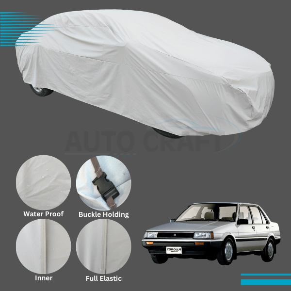 Toyota Corolla Anti Scratch Water Resistant Neoprene Top Cover | Model 1986
