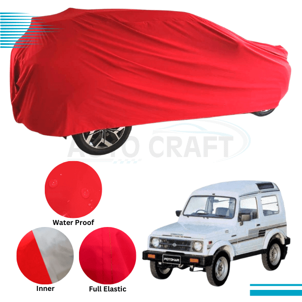 Potohar Jeep Anti Scratch Water Resistant Neoprene Top Cover