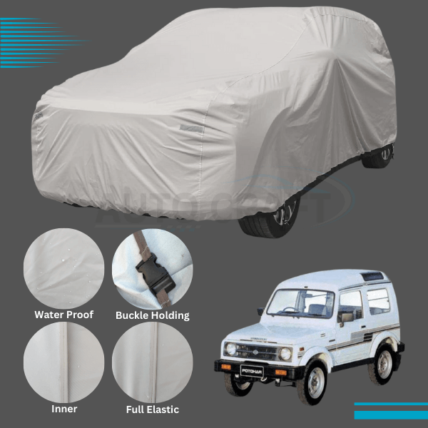 Toyota Potohar Jeep High GSM Anti Scratch Water Resistant Neoprene Top Cover