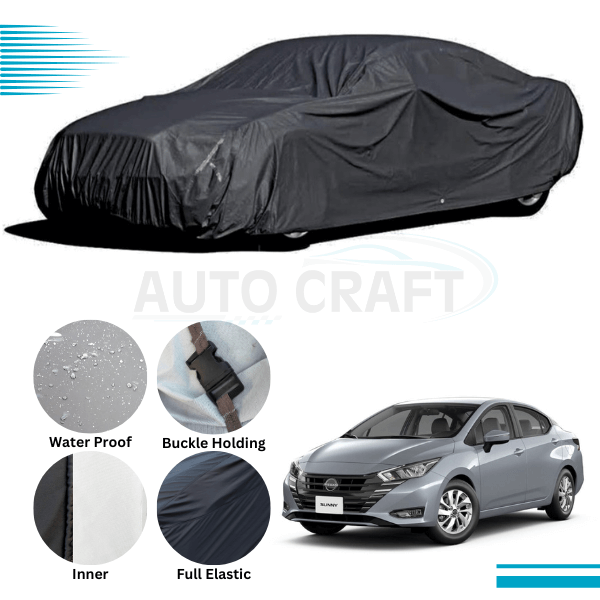 Nissan Sunny High GSM Anti Scratch Water Resistant Neoprene Top Cover