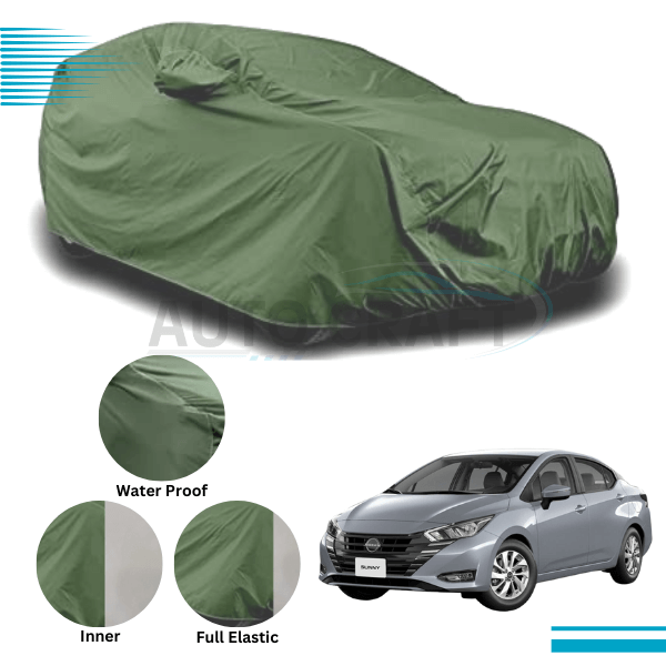 Nissan Sunny High GSM Anti Scratch Water Resistant Neoprene Top Cover