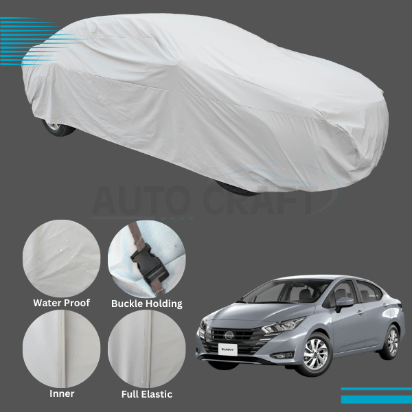 Nissan Sunny High GSM Anti Scratch Water Resistant Neoprene Top Cover