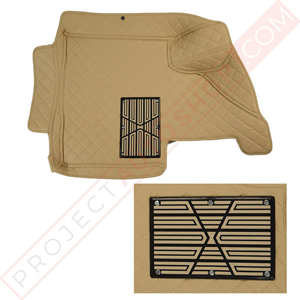 Honda City Beige Color 5D Floor Mats 2009-2022
