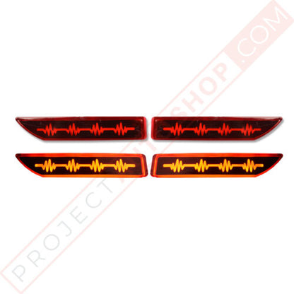 Honda Brv Bumper Lava Light Heart Beat Style