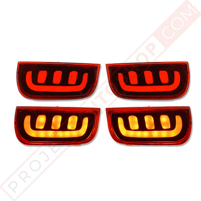 Honda Civic Back Bumper Lava Style Light 2016-2022