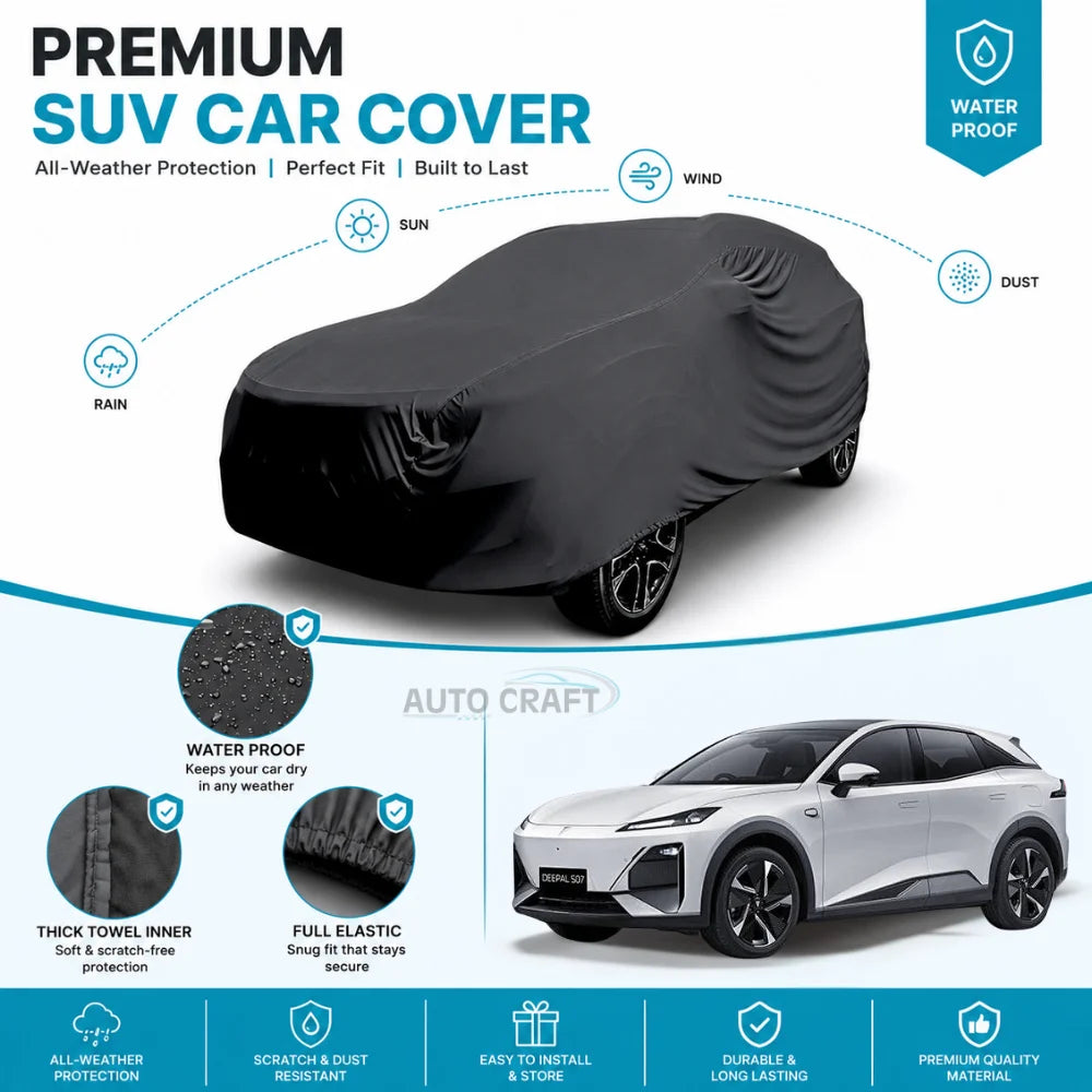 Deepal S07 High GSM Microfiber Anti Scratch & Anti Swirls Water Resistant Top Cover