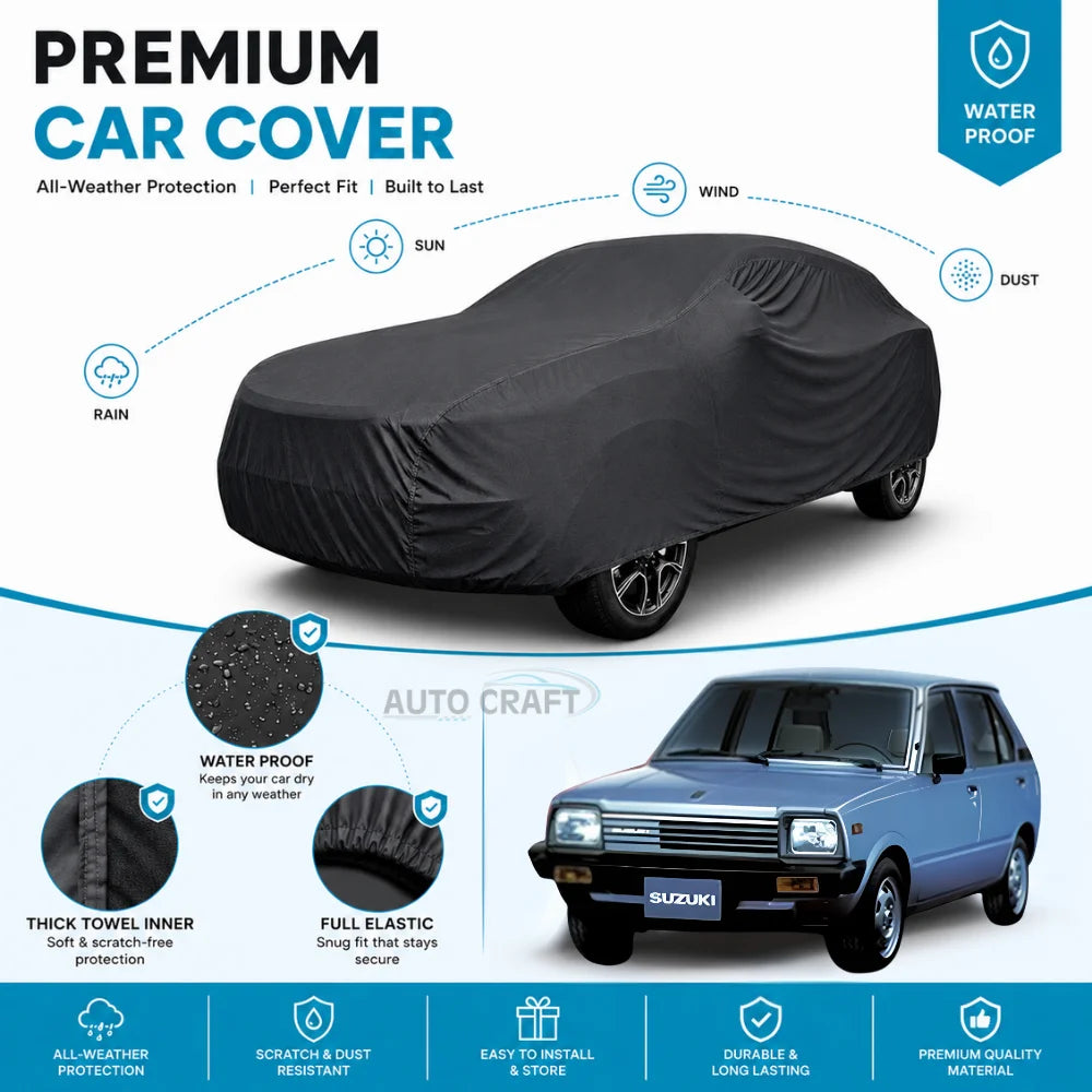 Suzuki FX High GSM Microfiber Anti Scratch & Anti Swirls Water Resistant Top Cover