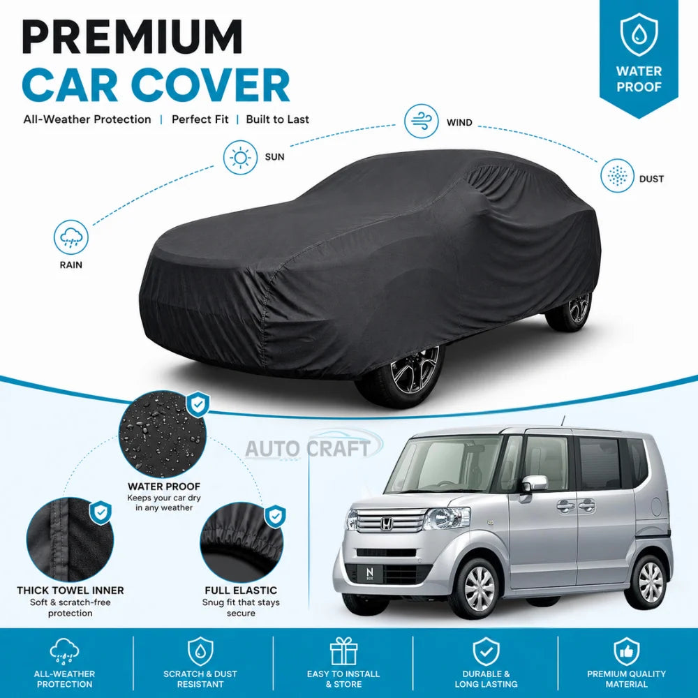 Honda N-One Box High GSM Microfiber Anti Scratch & Anti Swirls Water Resistant Top Cover