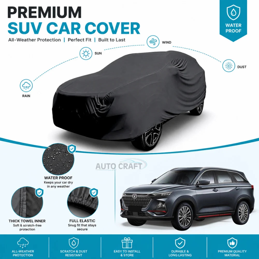 Changan Oshan X7 High GSM Microfiber Anti Scratch & Anti Swirls Water Resistant Top Cover