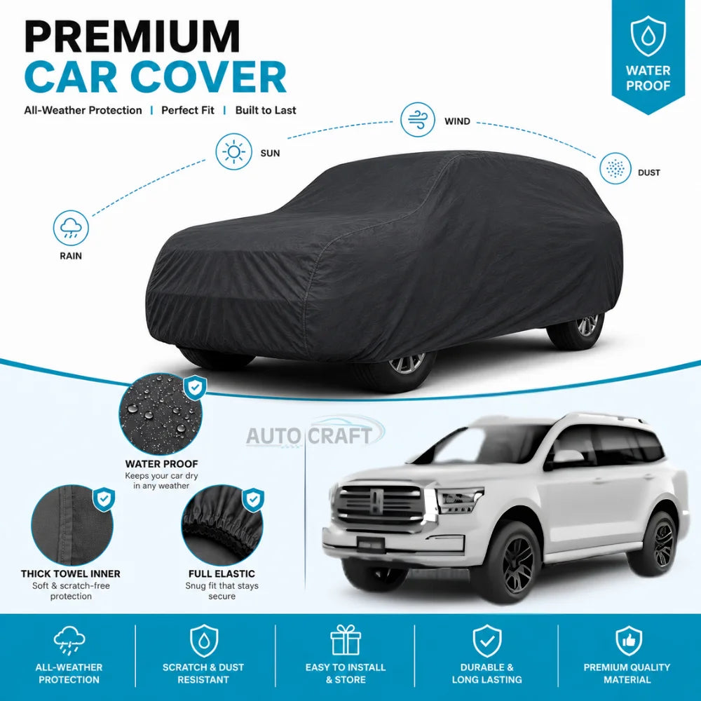 GWM Tank 500 High GSM Microfiber Anti Scratch & Anti Swirls Water Resistant Top Cover